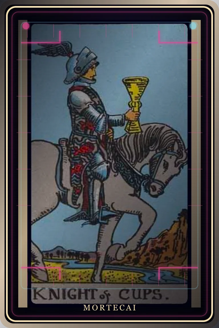 Knight of Cups tarot card artwork